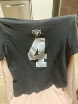 Nike Oakland Raiders #4 Carr Shirt Size L - £15.82 GBP