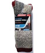 2 PAIR Dickies Steel Toe Crew Thermal HEAVY WEIGHT COTTON SOCKS RED 6-12 - $378.08 MXN