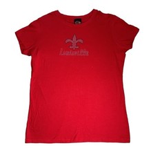 Harley Davidson Womens XXL Red Louisville KY Short Sleeve T Shirt Fleur De Lis - £15.71 GBP