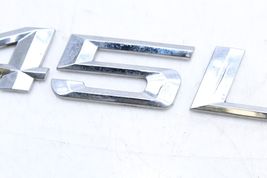 02-05 BMW 745I 745LI REAR TRUNK LID CHROME BADGE EMBLEM LETTERING Q5908 image 6