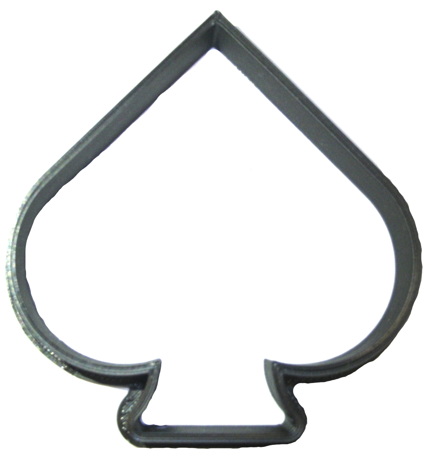 Black Spade Playing Cards Poker Blackjack Cookie Cutter 3D Printed USA PR899