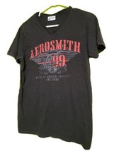 Disney Parks Aerosmith 99 Rock N Roller Coaster Black Shirt Adult Small/... - $29.39