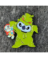 Disney Stitch X Oogie Boogie Inspired Pin Themed Nightmare Horror Mash up - $180.56 MXN