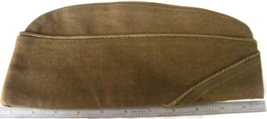 Vintage WW2 Wool General Officer Corps Garrison Cap   b - $918.74 MXN