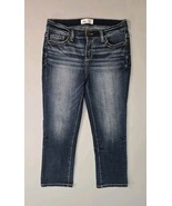 BKE Womens Sz 27 Mid-Rise Capri Payton Thick Stitch Universal 31x25 Dark... - $452.82 MXN