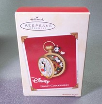 Hallmark 2002 Goofy Clockworks Mickey Mouse Donald Duck NRFP Ornament - £22.31 GBP