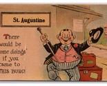 Generici Fumetto Greetings S.Augustine Florida Fl Unp DB Cartolina Z1 - £4.50 GBP