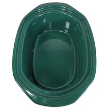 Rival 3745 Replacement Green CROCK Stoneware Insert for Crockpot 4.5 Qt Oval - £22.86 GBP