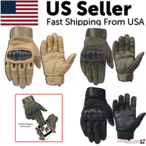 Tactical Motorcycle Motocross Full Finger Gloves Motorbike Riding Racing Mittens - £11.01 GBP+