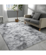 4X6 Large Area Rugs for Living Room, Super Soft Fluffy Modern Bedroom Ru... - $21.63