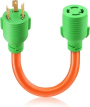 Flameweld Generator Adapter Cord - L15-30P Twist Lock Male To L14-30R, Ul - £35.96 GBP