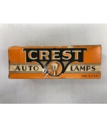 Vintage Crest Auto Lamps Box with 8 Light Bulbs No. 1133 Advertising - $68.52 CAD