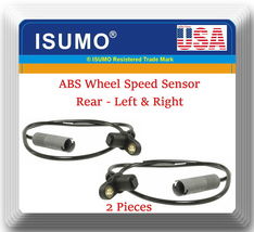 2x ABS3360RLR ABS Wheel Speed Sensor Rear L&amp;R Fits: BMW  318 320 323 325... - £17.57 GBP