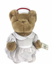 Vintage Jerry Elsner Nurse Dr Good Bear 10” Plush Velvet Touch Collection W Tags - £16.64 GBP