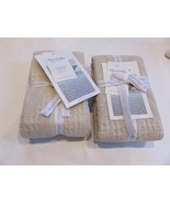2 Peacock Alley Hope Chev Stonewashed king shams beige - $92.73 CAD