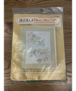 Vintage Bucilla Needlecraft Kit 2568 Humming Birds Blackwork Picture 16x... - $69.29