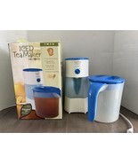 Mr. Coffee Iced Tea Maker Brewer Blue TM70 3 Qt. Pitcher W/Lid Tested Works - $61.20 CAD