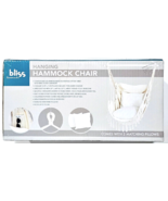bliss hanging hammock Chair Polyester Cotton Fabric 2 Pillows Included 2... - €39,36 EUR