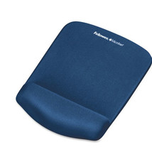 Fellowes Plushtouch Mouse Pad/Wrist Support (Lycra Blue) - £40.26 GBP