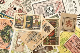 1920&#39;s Germany Notgeld Money 26pc - Chemnitz, Oberhof, Stuttgart, Zerbst - £78.89 GBP