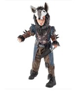 Teetot Boys Girls Werewolf Forest Costume Brown Jumpsuit Headpiece Hallo... - $89.42 CAD