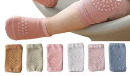 Baby Knee Pads and Anti-Slip Socks Set, Non-Skid Crawling Protection, Li... - $168.63 MXN
