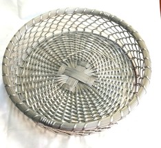 Home For ALL The Holidays Silver Wire Fruit Basket (12 INCH) - £26.57 GBP