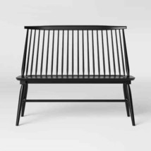 Harwich High Back Windsor Bench Black - Threshold - £135.56 GBP