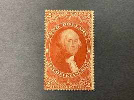 U.S. Revenue Stamp #R81c Conveyance $2 Mint NH w/Gum Very Fine - £21.71 GBP