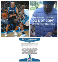 Jason Kidd signed Dallas Mavericks basketball 8x10 photo proof Beckett C... - £86.55 GBP