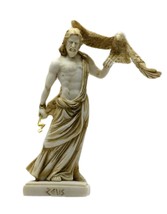 Zeus Greek Roman God King Olympian Statue Sculpture figure 6.3in - 16cm - £30.64 GBP