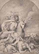 John Hamilton Mortimer - Death on a Pale Horse Oil Painting Giclee Print Canvas - £8.83 GBP+