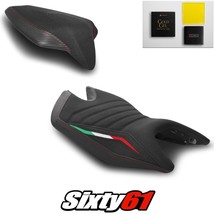 Aprilia Tuono RS 660 Seat Covers and Gel 2021-2023 Red Luimoto Tec-Grip Suede - £324.76 GBP