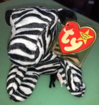TY Beanie Baby Collection Retired 1995 Ziggy The Zebra PE Pellets #4063 - £12.53 GBP
