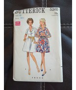 5265 BUTTERICK c.1960&#39;s Misses One Piece Dress Sewing Pattern Size 10 UC FF - £18.68 GBP