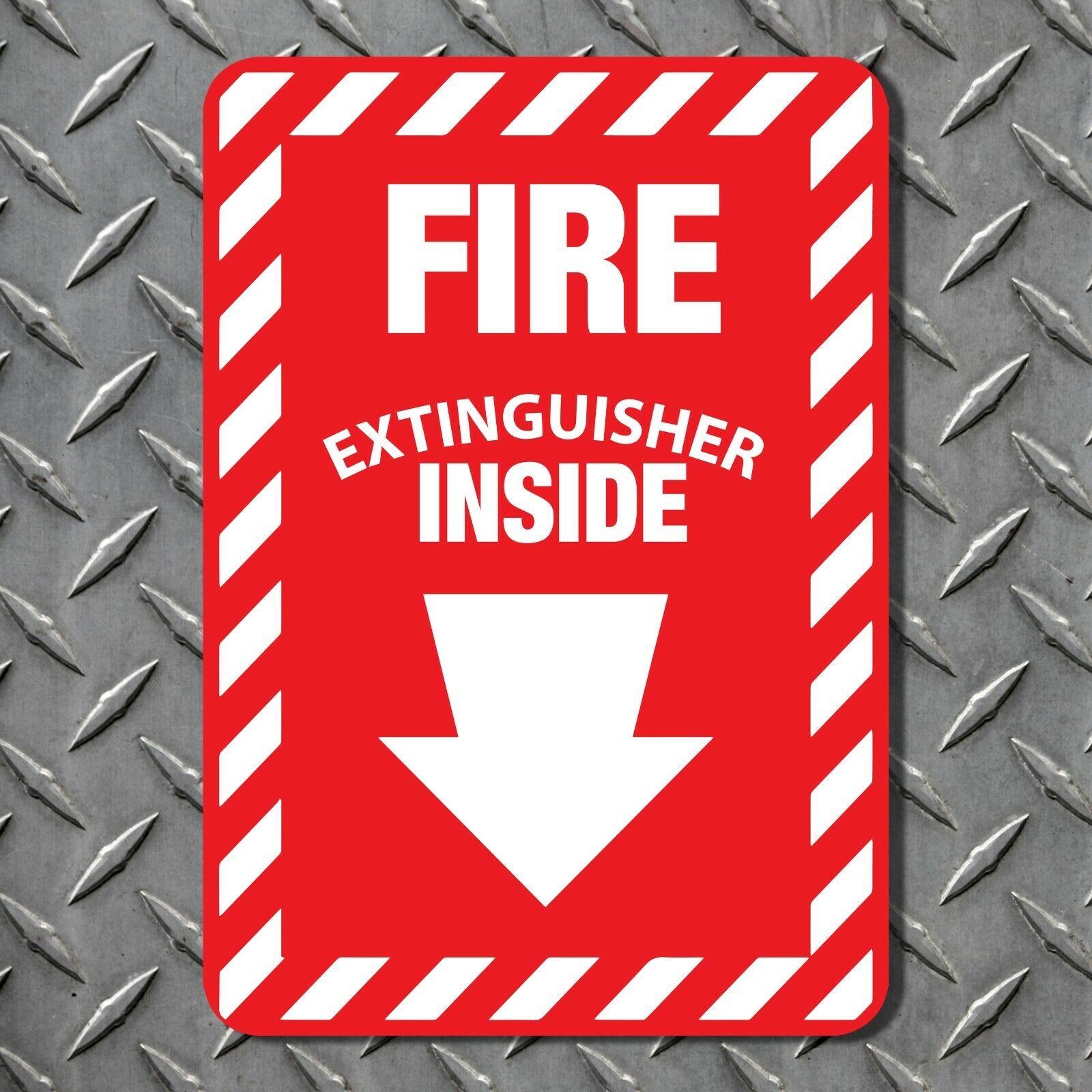 Fire Extinguisher Arrow Sticker OSHA Work High Quality Long Lasting Viny... - $1.24+