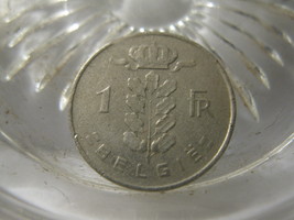 (FC-464) 1961 Belgium: 1 Franc - $2.50