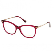 TOM FORD FT5510 081 Shiny Transparent Violet 52mm Eyeglasses New Authentic - $166.59