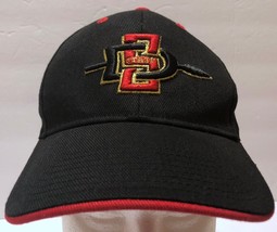 San Diego State University Black Adjustable Strap Hat Sz Youth SDSU Aztecs Logo - £12.41 GBP