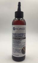 Isoplus Black Castor Oil &amp; Coconut Oil &amp; Hair Scalp Therapy 4OZ. - £6.48 GBP