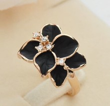 Myler Rose Flower Gem Ring - $10.13