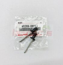 GENUINE FOR TOYOTA FUEL LID GAS DOOR RIVETS 90269-06017 SET OF 2 - $16.56