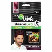 Garnier Men Shampoo Color Shade 3.16 Burgundy, 10ml+10ml (Pack of 1) - £7.43 GBP