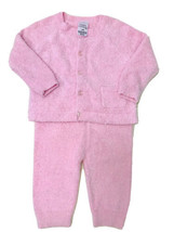 Modern Moments Baby Girl Size 3M-6M Pink Super Soft Button Sweater Leggi... - £11.76 GBP