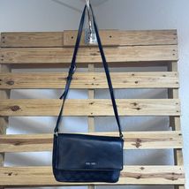 Nine West Women’s Black &amp; Grey Faux Leather Crossbody Bag Adjustable Str... - $24.75