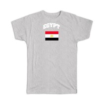 Egypt : Gift T-Shirt Flag Chest Egyptian Expat Country Patriotic Flags Travel So - £14.05 GBP
