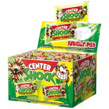 Center Shock Sour Gum Candies: Jungle Mix Cherry/Apple 400g Made In Free Ship - £19.45 GBP