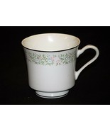 Springtime by Taihei 3&quot; Footed Coffee Cup Pink &amp; Blue Flowers Green Leav... - £6.99 GBP