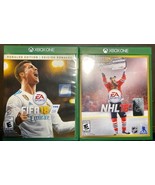 NHL 16 And FIFA 18 X Box One Video Games With Cases - £6.72 GBP