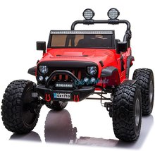 Lifted Jeep Monster Edition Ride On Car 12V - Red - £598.12 GBP